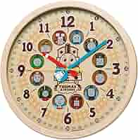 【美品】SEIKO セイコー　トーマス　掛け時計　電波時計　50センチ Amazon.co.jp: セイコークロック(Seiko Clock) 掛け時計 薄茶木